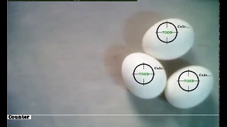 Egg counting using Python and OpenCV