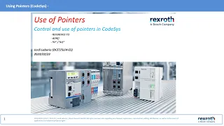Control and use of Pointers In Codesys