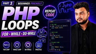 PHP For Loop While Loop Do While Loop Tutorial in PHP Loops Part 3