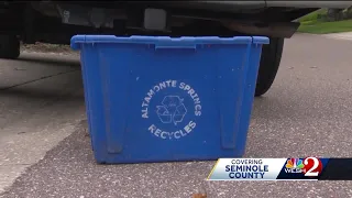 Altamonte Springs residents frustrated after recycling comes to a screeching halt