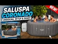 Saluspa Coronado Inflatable hot tub from Costco Unboxing And Setup