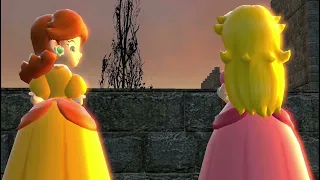 SFM princess daisy and peach farting