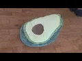 Kids avocado lounge chair from Costco PLEASE LIKE SUBSCRIBE SHARE