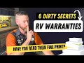 6 Dirty Secrets of RV Warranties the RV salesman won t tell you from a RV Tech