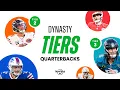 Is Josh Allen Still QB1 2026 Dynasty QB Tiers Post-Free Agency Top 40 Rankings Fantasy Football