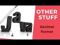 Java Other Stuff - Decimal Format