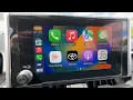FULL TUTORIAL of Toyota s New Software System - with apple CarPlay