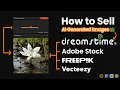 How to Sell AI Generated Images on Vecteezy Freepik Dreamstime Adobe Stock