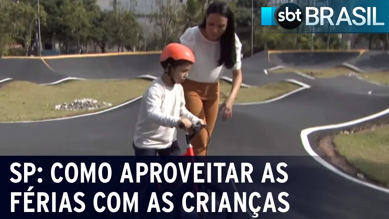 Como aproveitar as férias com as crianças em SP | SBT Brasil (08/07/23)