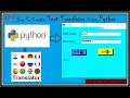 How To Create Text Translator Using Python in Hindi Python mini Projects