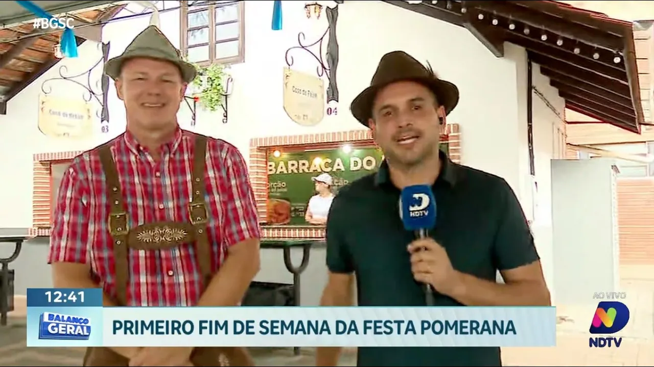Pomerode celebra seu aniversário com o início da Festa Pomerana