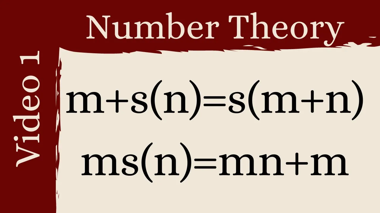 The foundation -- Number Theory 1