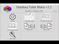 Database Table Maker v3 2 - Part 1 Entering Data