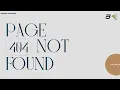 404 Page Website Design using HTML CSS and GSAP