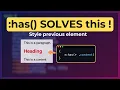 How I Use CSS to Style a Previous Sibling Element