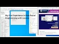 Lazarus Free Pascal - My First Experience in Free Pascal Programming