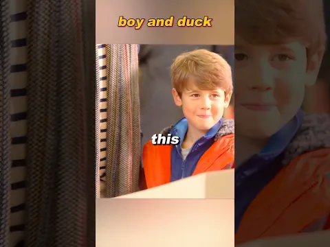 Video Thumbnail: Boy and a lucky duck #viralvideo #movie