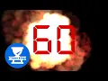 60 Second Ticking Countdown Timer With Bomb Explosion Sound Digital LED Style