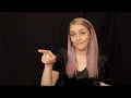 ASL 1 unit 5 - Spatial Referencing lesson and assignment
