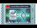 PDB to FASTA conversion using Python