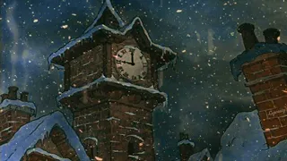 Vintage Oldies Playing In Another Room And It S Snowing Crackling Fireplace Blizzard 