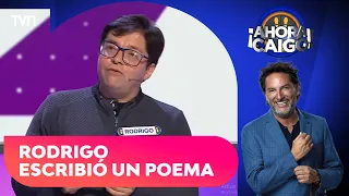 La pareja más hermosa: Rodrigo llegó con un especial poema | ¡Ahora Caigo!