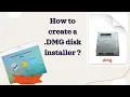 How to create a DMG installer for your applications on macOS MAC application installer