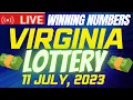 Virginia Night Lottery Results July 11 2023 - Pick 3