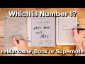 reMarkable vs Supernote vs Boox - Which is the BEST E-Ink Tablet Right Now
