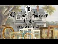 10 Old Frame Makeover Hacks French Country Thrift Flips DIY Artwork using IOD Redesign