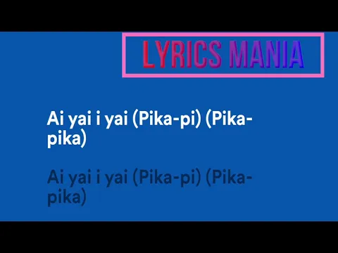 Download MP3 The Pikachu Song (Pokemon) [Lyrical Video] Fandubs Jose & PurpleTheBlue