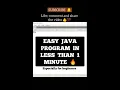 Easy Java program to print bigger number