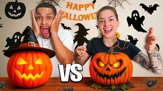 FIZEMOS UMA ABÓBORA DE HALLOWEEN ASSUSTADORA! 🎃