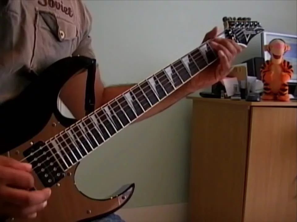 Bon Jovi "you give love a bad name" guitar cover