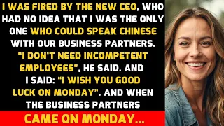 I Was Fired By The New CEO Who Had No Idea That I Was The Only One Who Could Speak With Our Partners