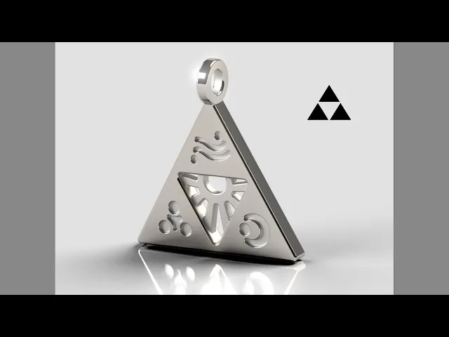 Zelda Triforce Pendant video thumbnail