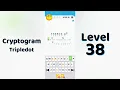 Cryptogram Tripledo Level 38 Solutions Logic Puzzle Game Mini Boss