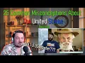 British Guy Reacts to 25 Common Misconceptions About The USA