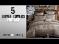 Top 10 Duvet Covers Vintage 2018 MKXI Duvet Cover Set Floral Embroidery Sateen Cotton Vintage