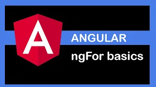 Angular 9 Tutorial - ngFor Directive basics
