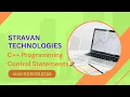 Control Statements Part 2 in C