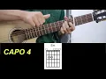 Guitar Tutorial Tate McRae TIT FOR TAT