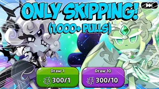 OMG! 1,000+ Pulls But I Have To Skip EVERY PULL! | COOKIE RUN KINGDOM GACHA OPENING