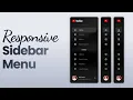 how to create sidebar in react JS dashboard sidebar responsive sidebar navbar react router v6