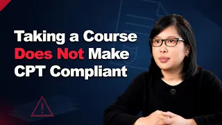 Taking a Course Does Not Automatically Make CPT Compliant