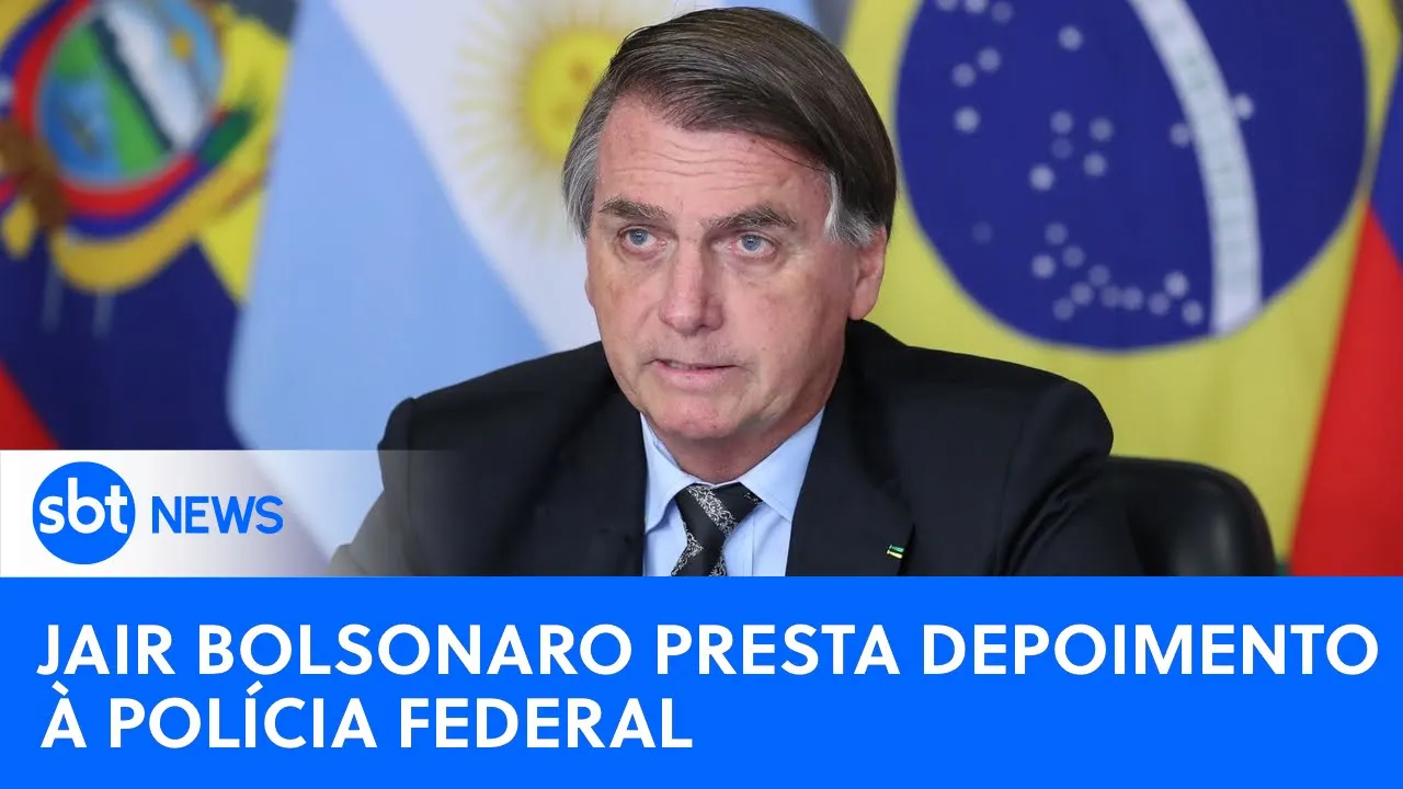 ????SBT News na TV:Bolsonaro presta depoimento à Polícia Federal;Corpo de Mc Marcinho é enterrado em RJ