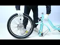 How to install the front wheel for the electric tricycle
