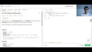 Sort Characters By Frequency - 451 Leetcode