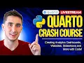Creating Analytics Dashboards Websites Slideshows and more with Python Quarto Crash Course