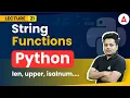 What are String Functions Python Full Course Beginner to Advanced Coding adda247
